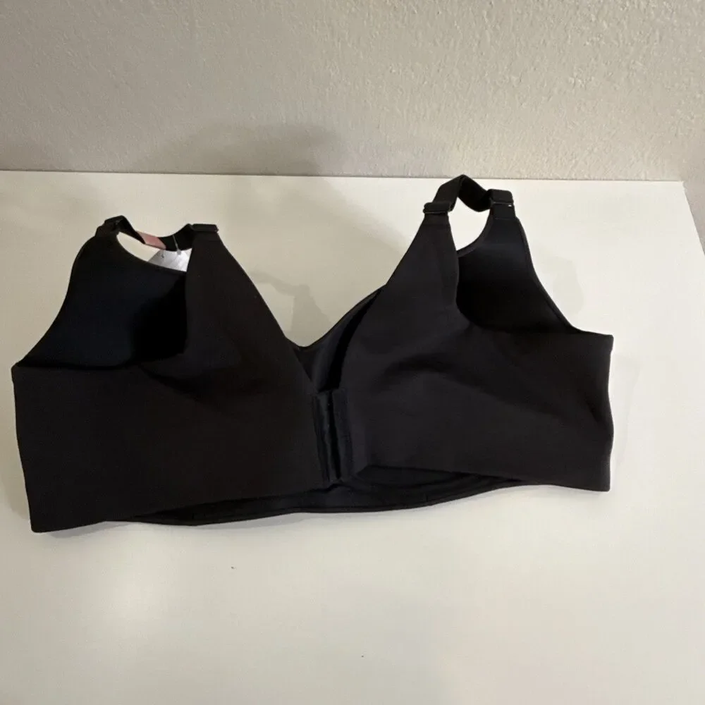 Cacique Lane Bryant 46 DD Lightly Lined No Wire Black Soft Cups NEW NWT